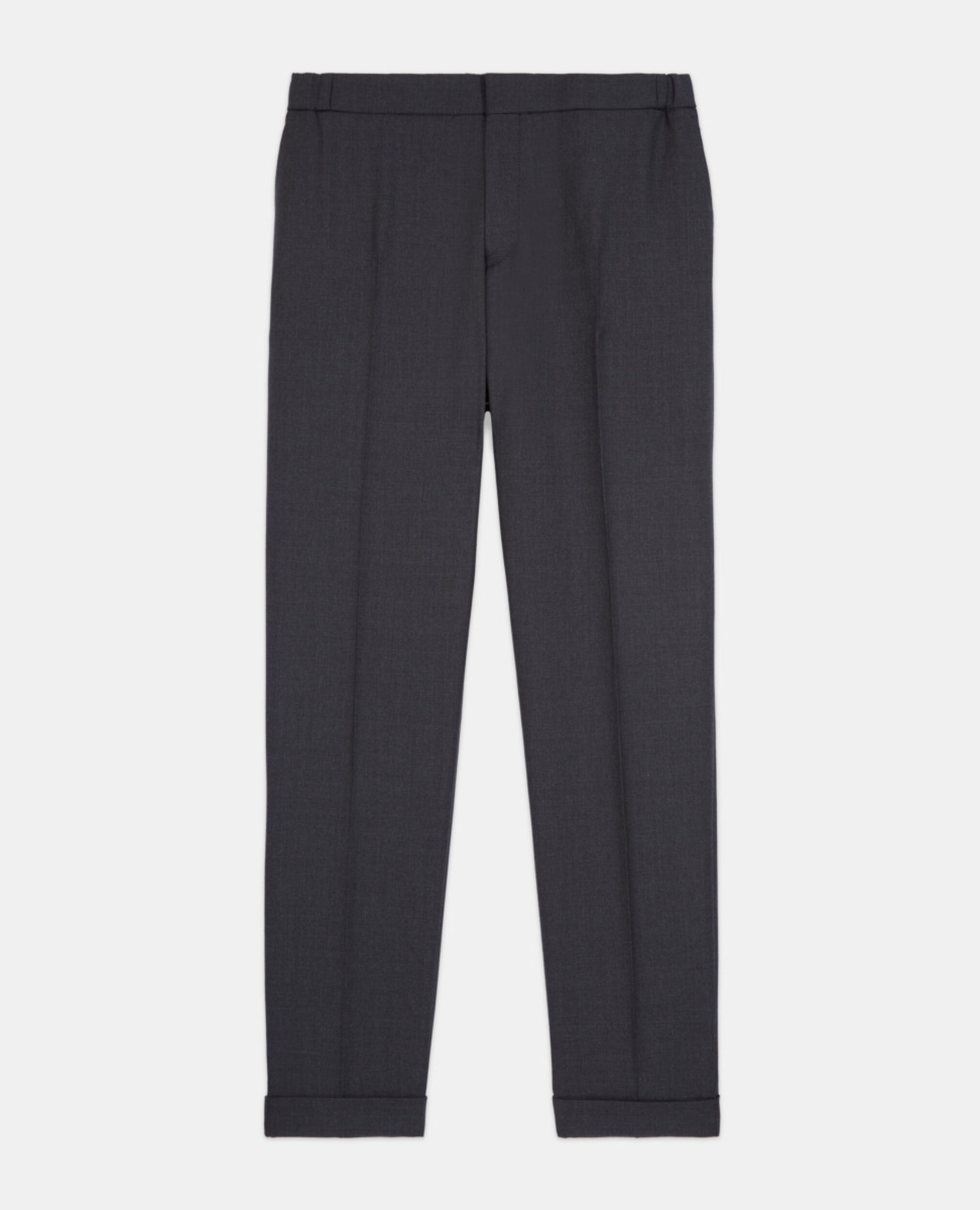 Gray wool pants, GREY, hi-res image number null