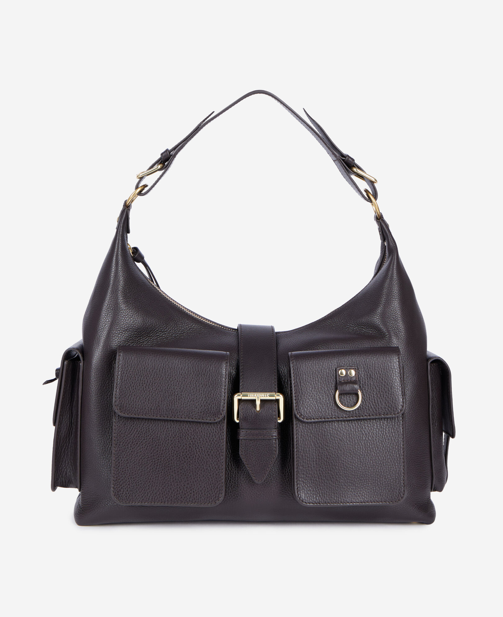 The Kooples WOMEN BROWN brown leather amelia xl bag