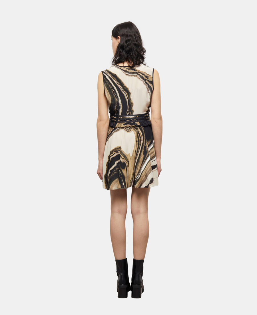 robe courte imprimée