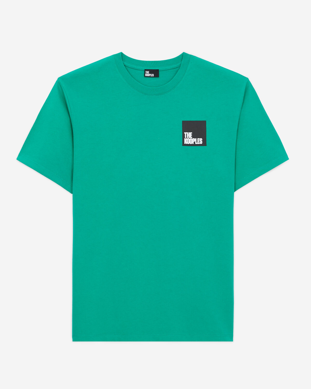 The Kooples HOMME GREEN t-shirt homme à logo vert