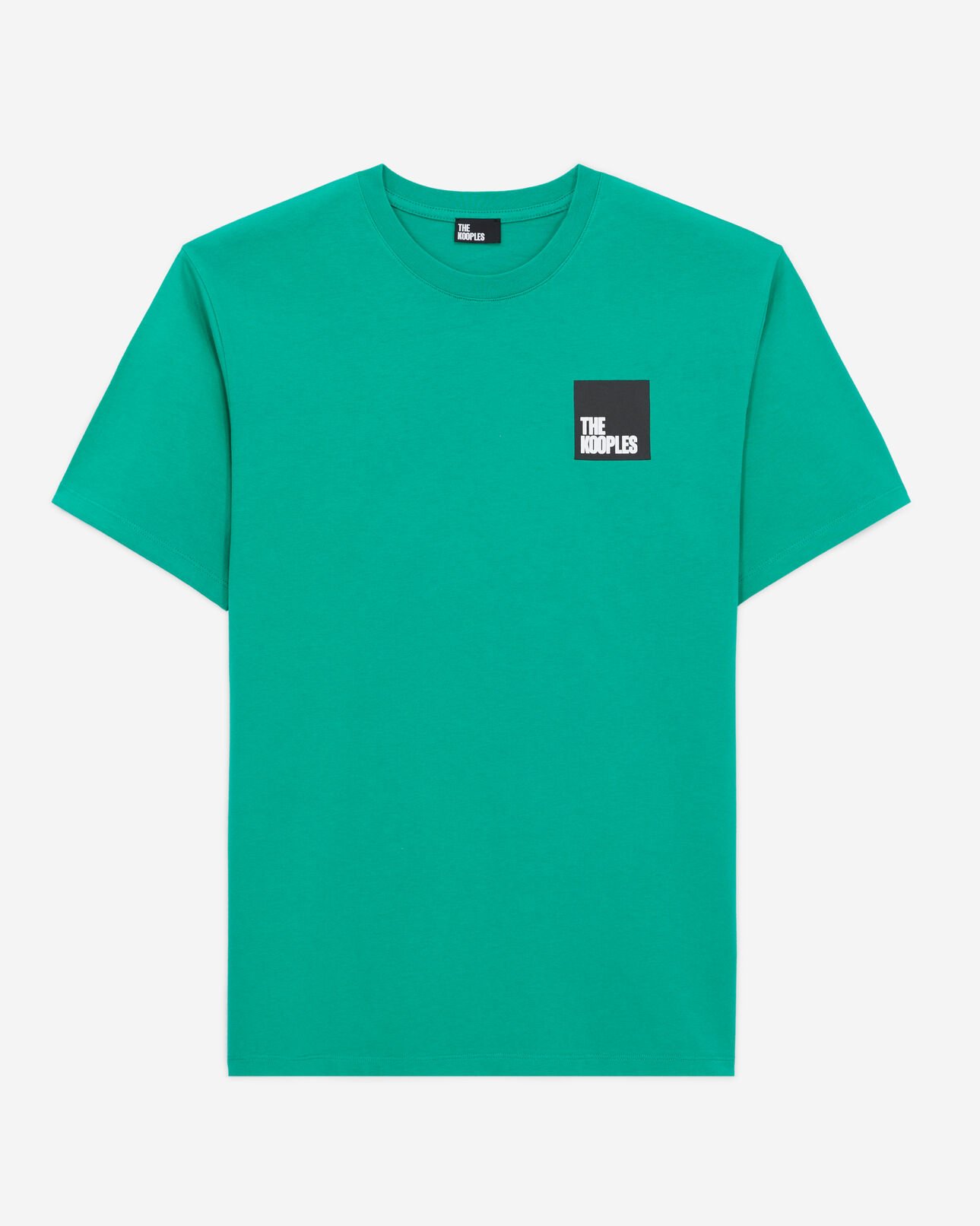The Kooples HOMBRE GREEN camiseta con logotipo verde para hombre