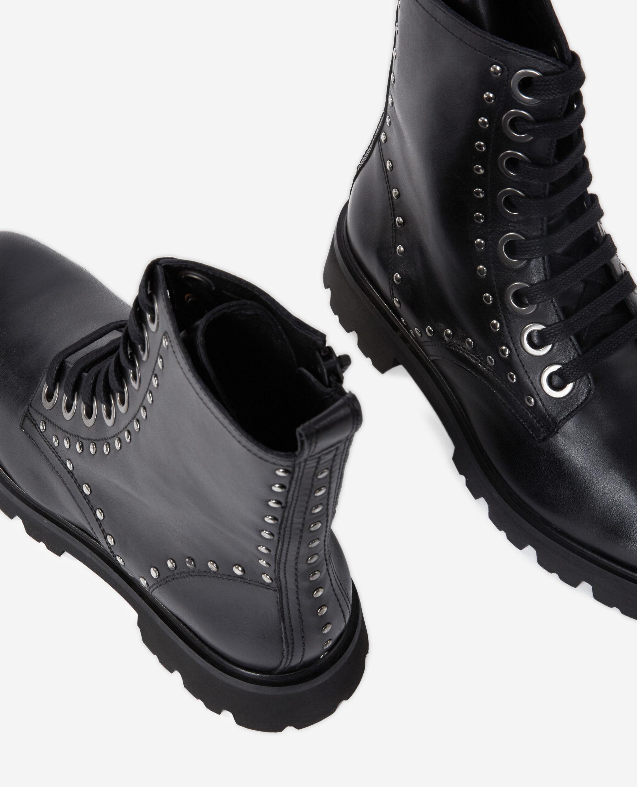 The Kooples black leather boots, this season's star piece! Discover our ...