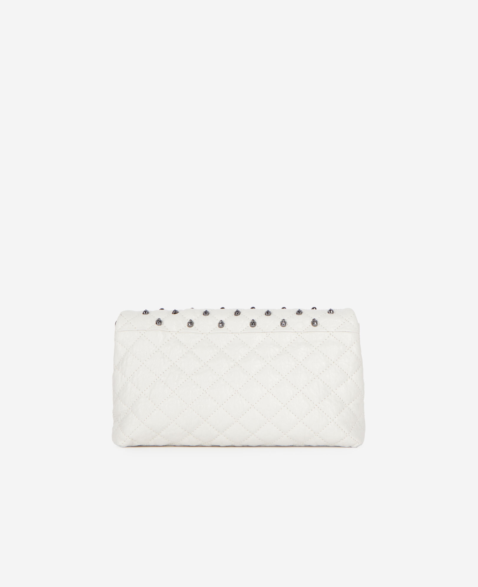 The Kooples DAMEN OFF WHITE kleine weiß pochette aus leder heritage 
