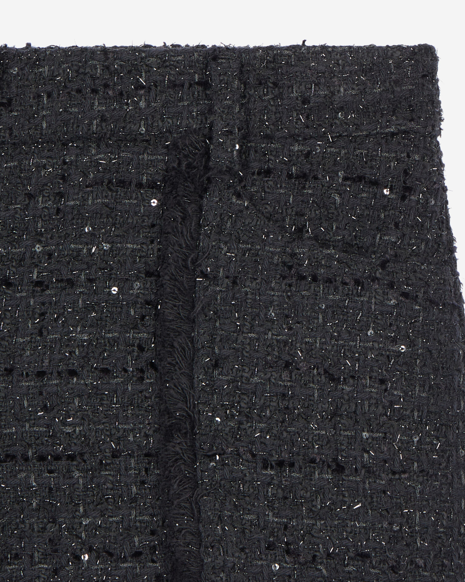 Short en tweed noir, BLACK, hi-res image number null