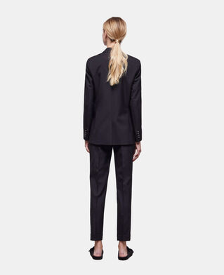 The Kooples F BLACK black wool suit jacket