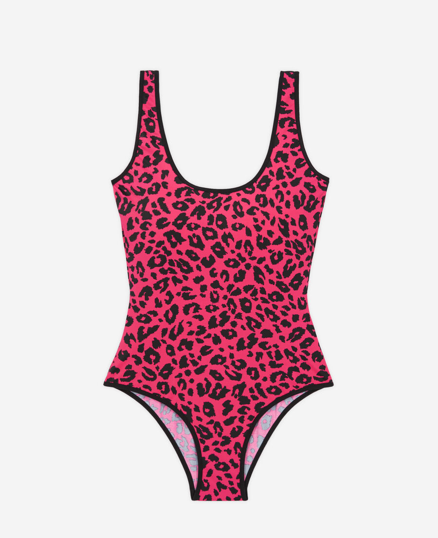 one-piece printed swimming costume