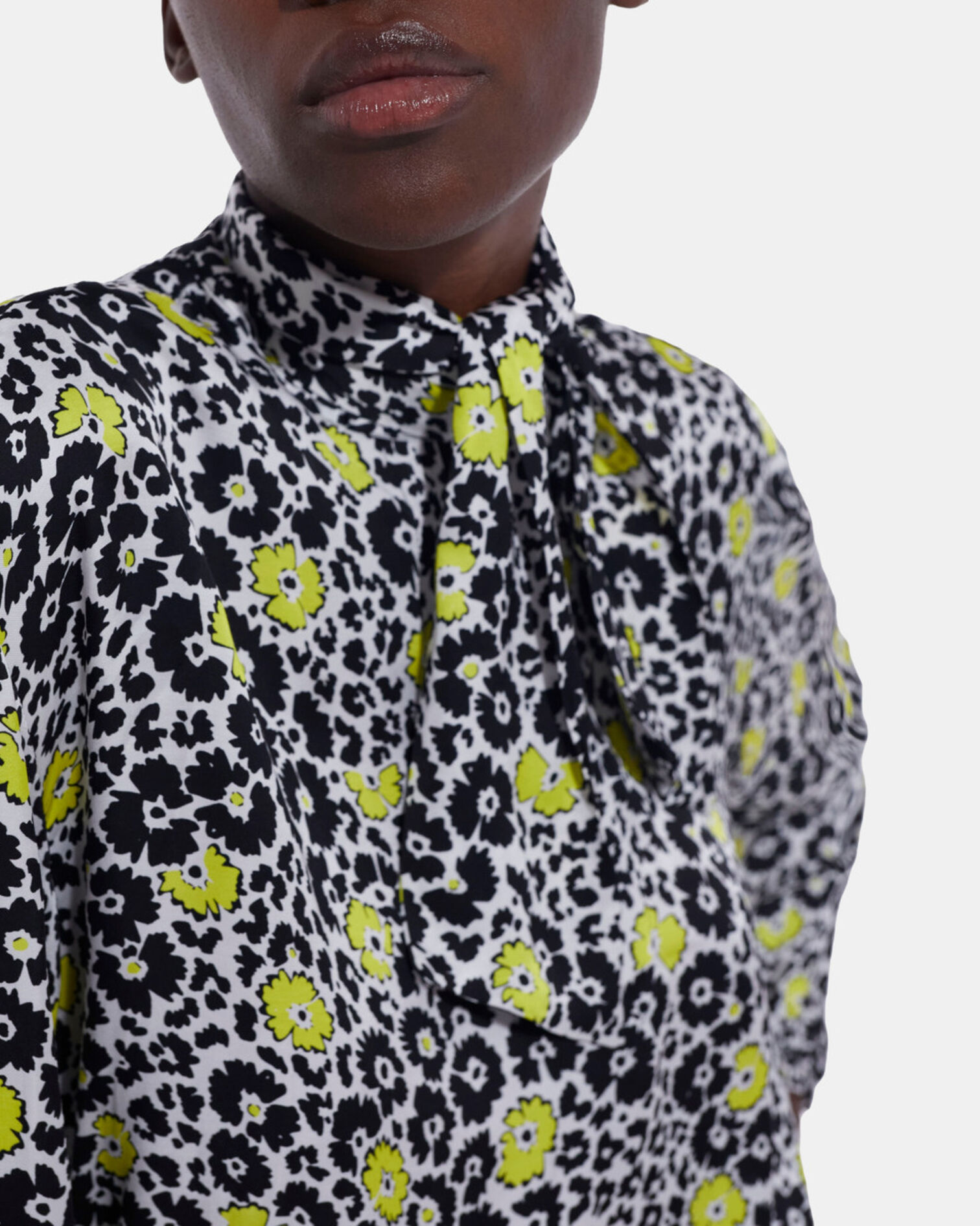 Floral top, ECRU / YELLOW, hi-res image number null