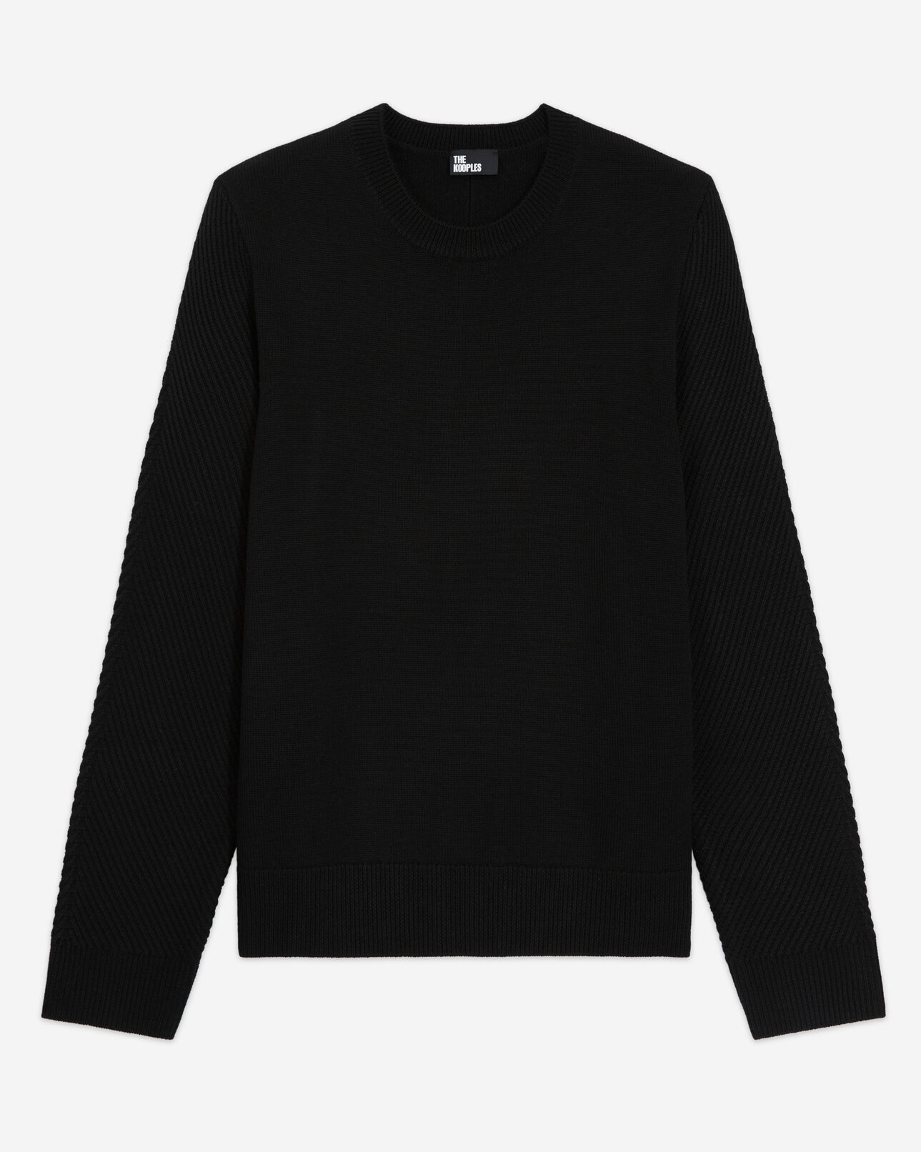 The Kooples MEN BLACK black wool sweater