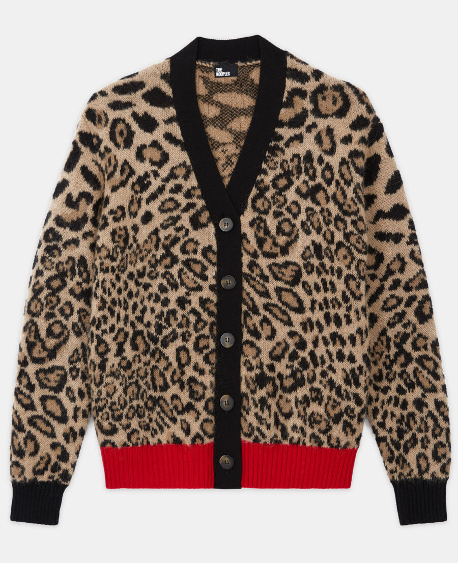 cardigan léopard