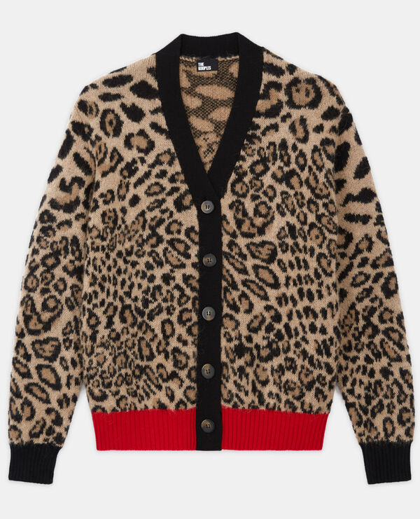 leopard print cardigan
