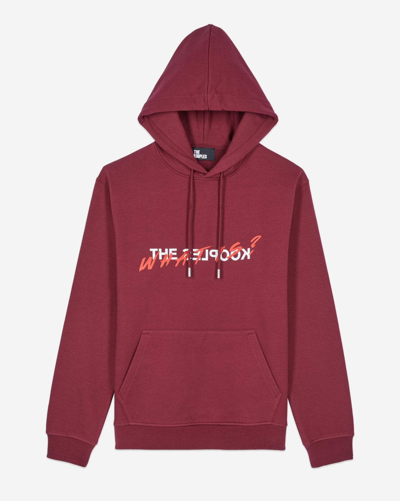The Kooples MEN BURGUNDY burgundy what is hoodie