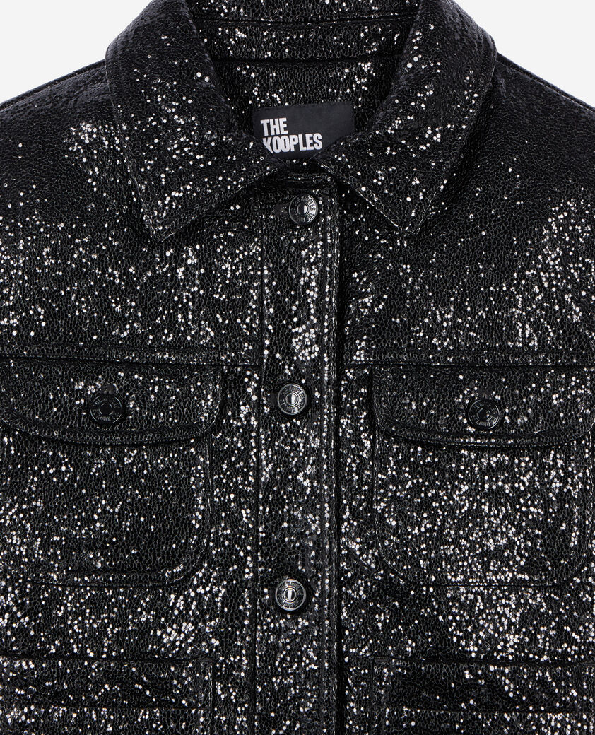 The Kooples WOMEN BLACK short black jacket