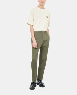 The Kooples H OLIVE NIGHT khaki cotton trousers