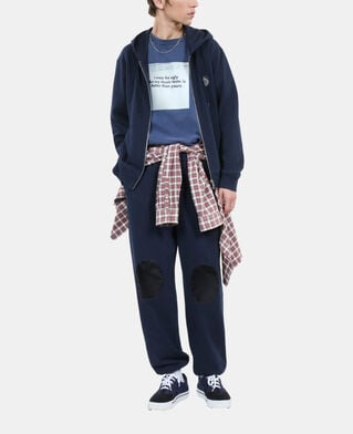 The Kooples MEN DARK BLUE blue blazon tracksuit trousers