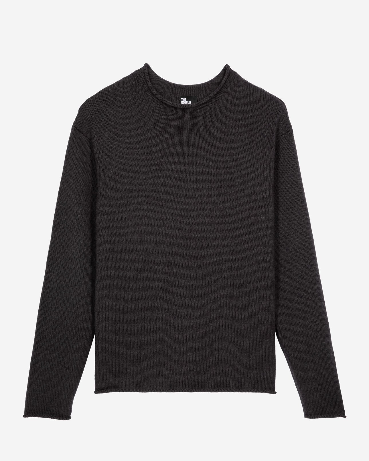 The Kooples HOMBRE MIDDLE GREY MEL jersey de lana gris