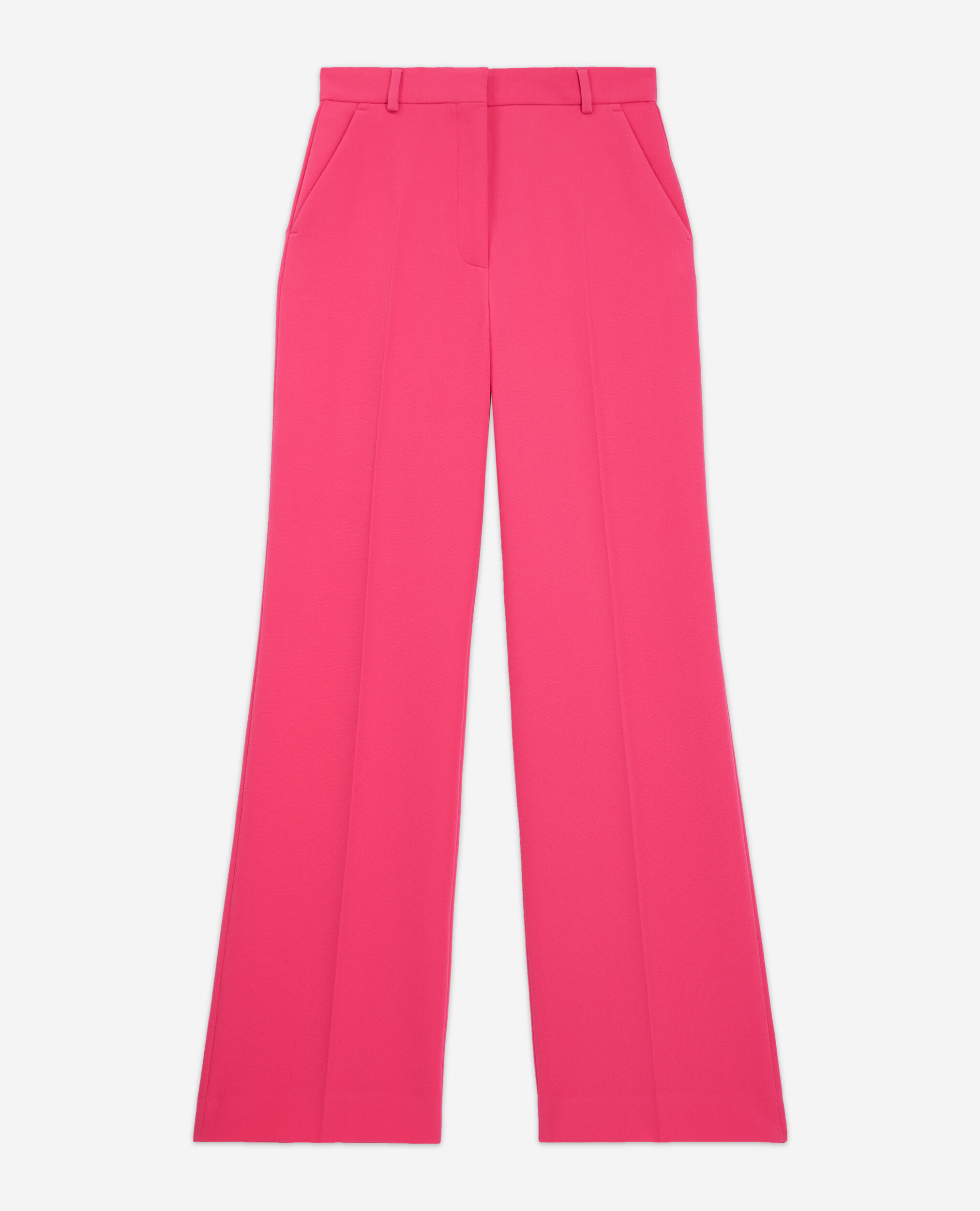 Pantalon fluide rose vif