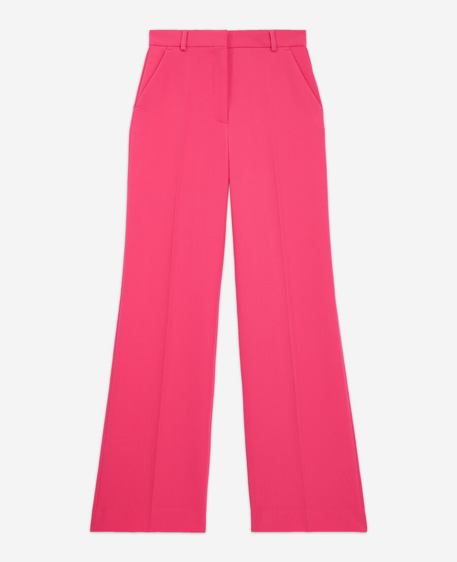 vibrant pink formal flowing pants