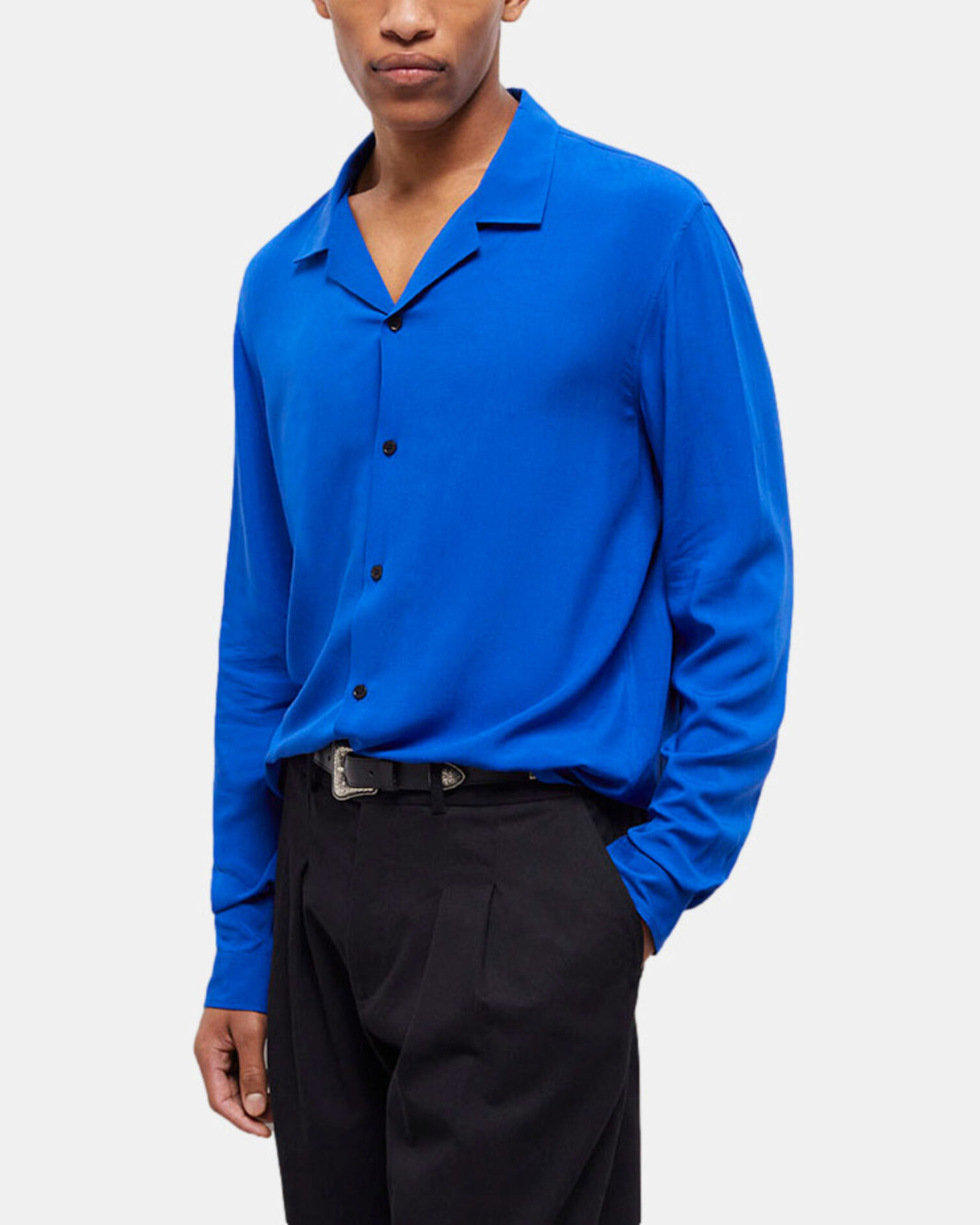 Chemise bleue, BLUE, hi-res image number null