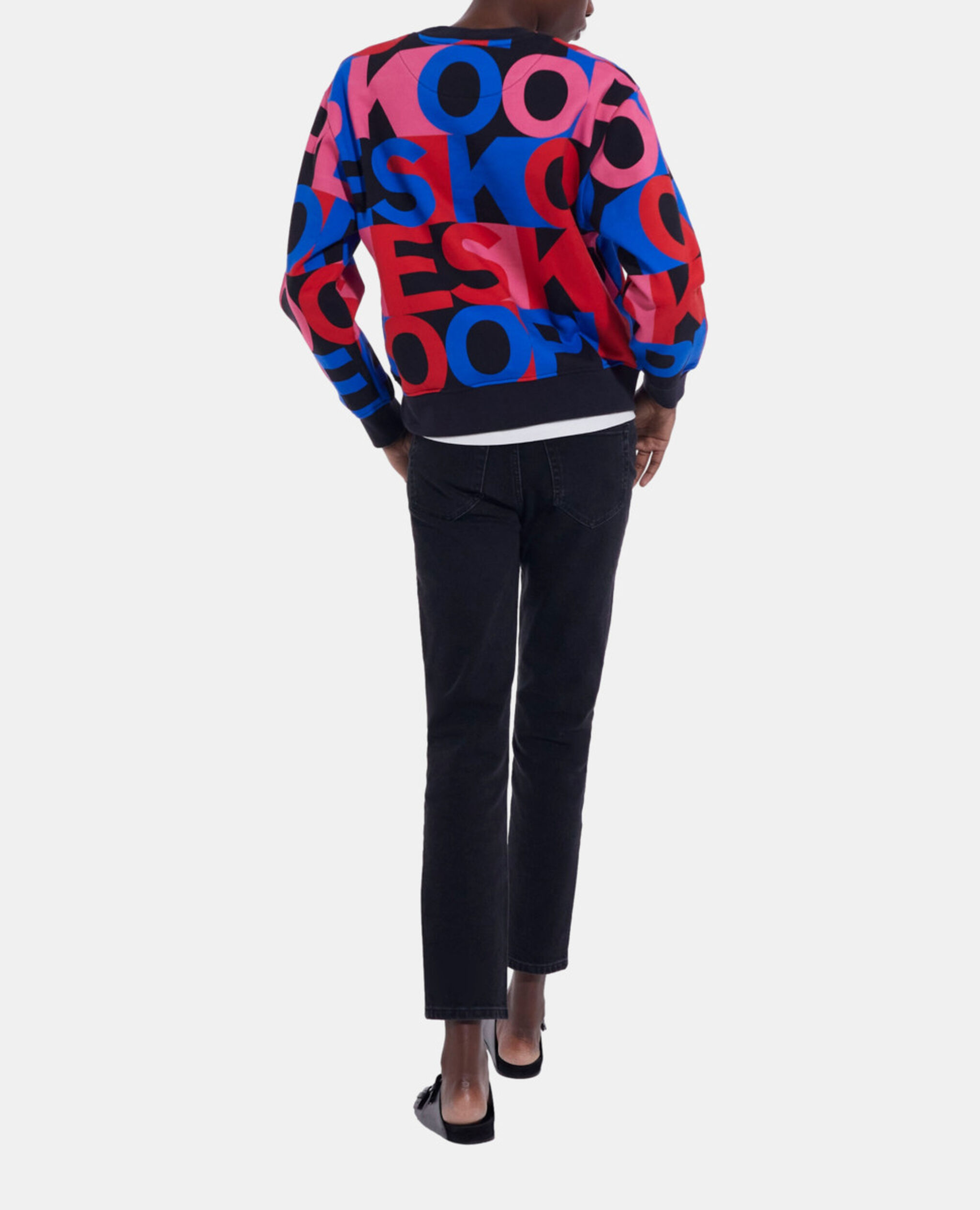 Mehrfarbiges Sweatshirt mit Logo, MULTICOLOR, hi-res image number null