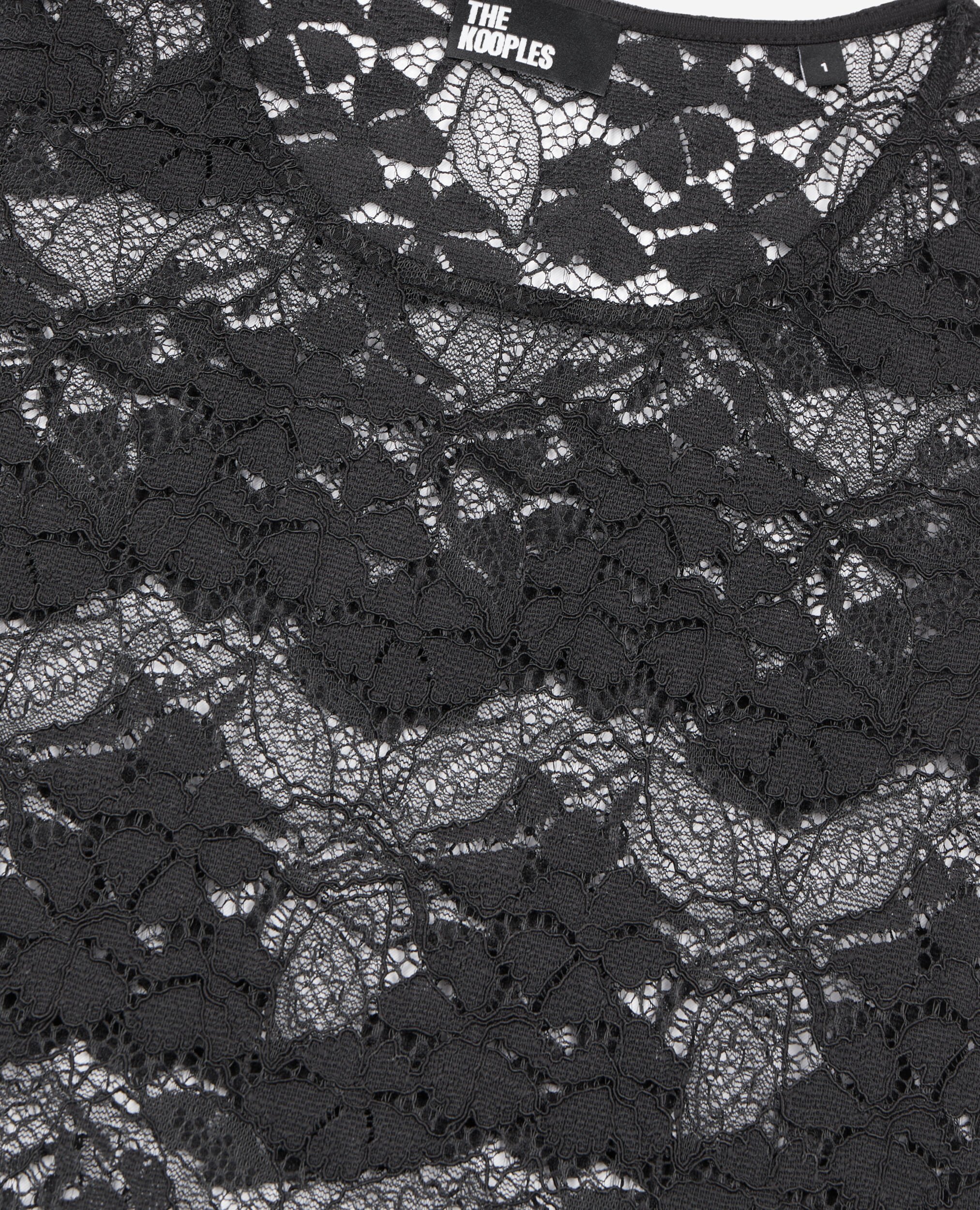 Schwarzes Spitzenoberteil, BLACK, hi-res image number null