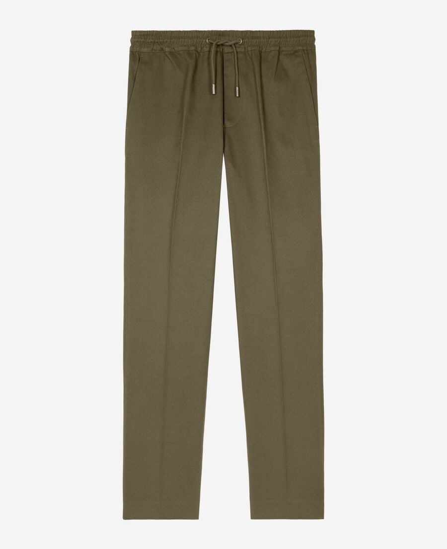 The Kooples H KAKI straight khaki cotton pants