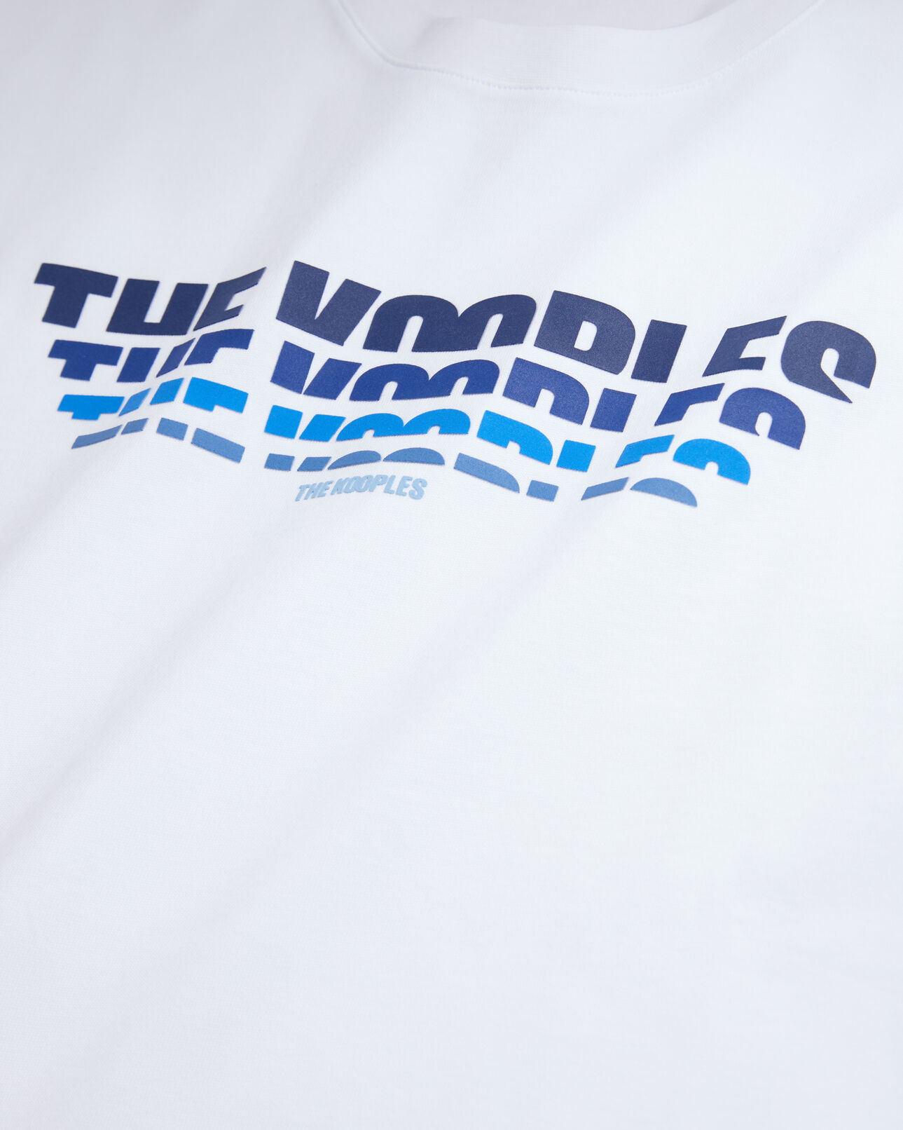 The Kooples HERREN WHITE weißes t-shirt herren mit logo-siebdruck