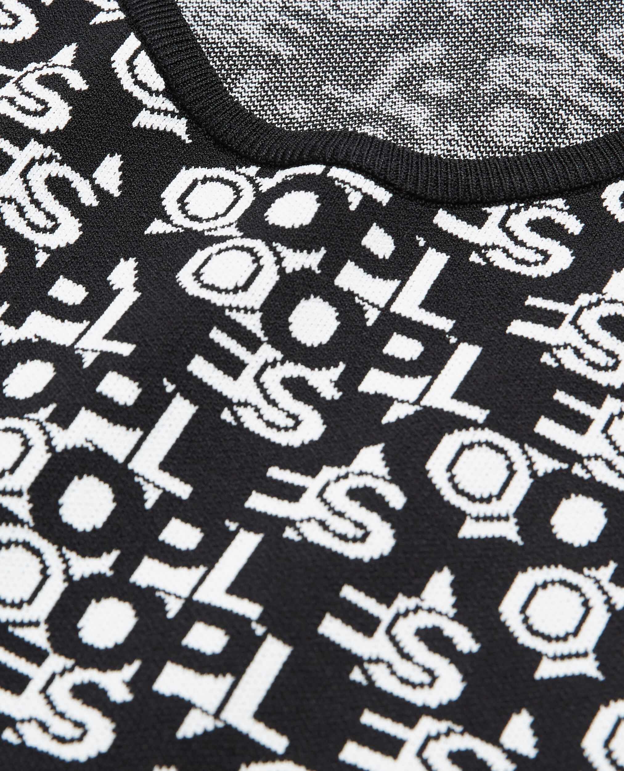 Robe courte logo The Kooples, BLACK WHITE, hi-res image number null