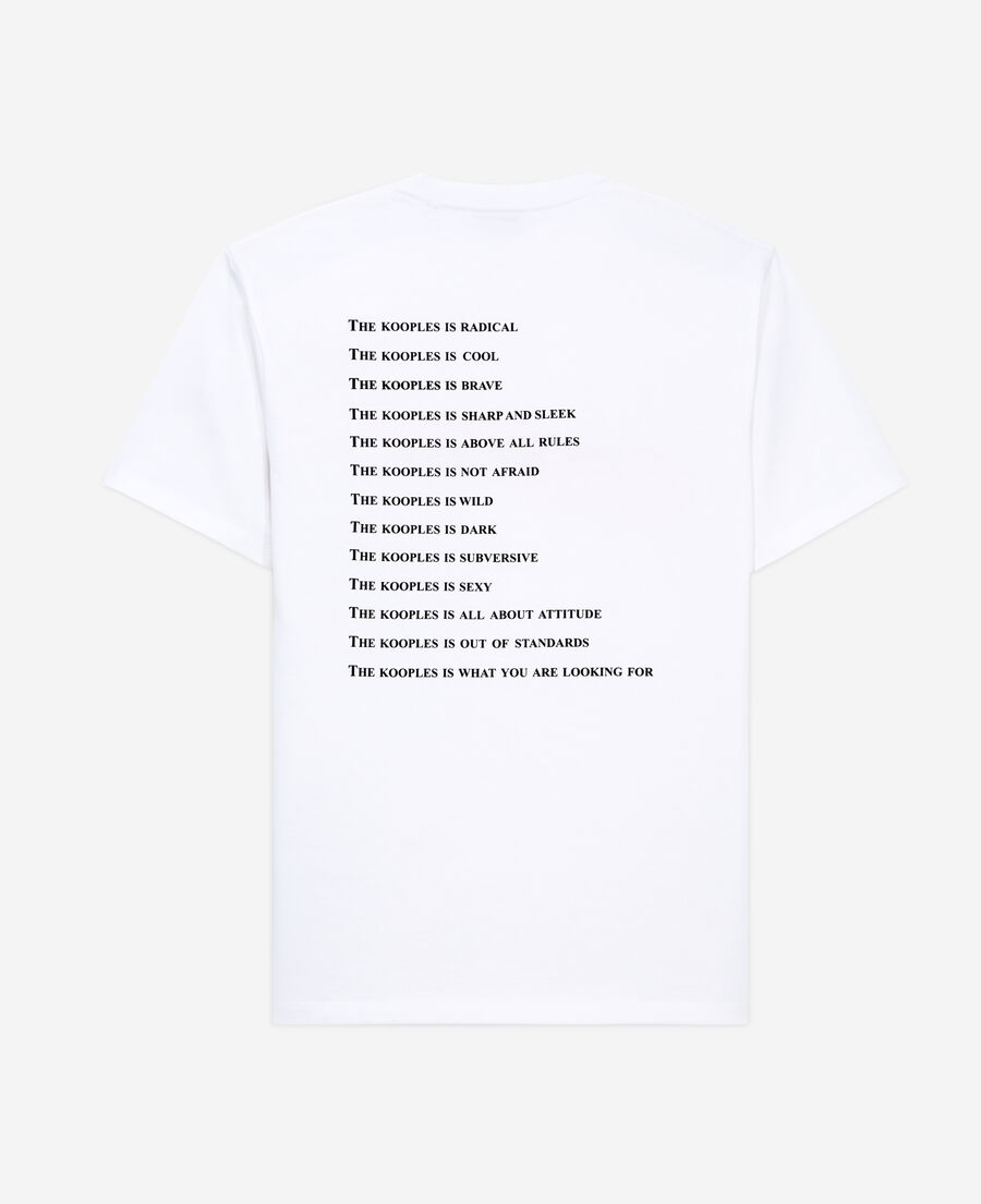 T-shirt Homme What is blanc