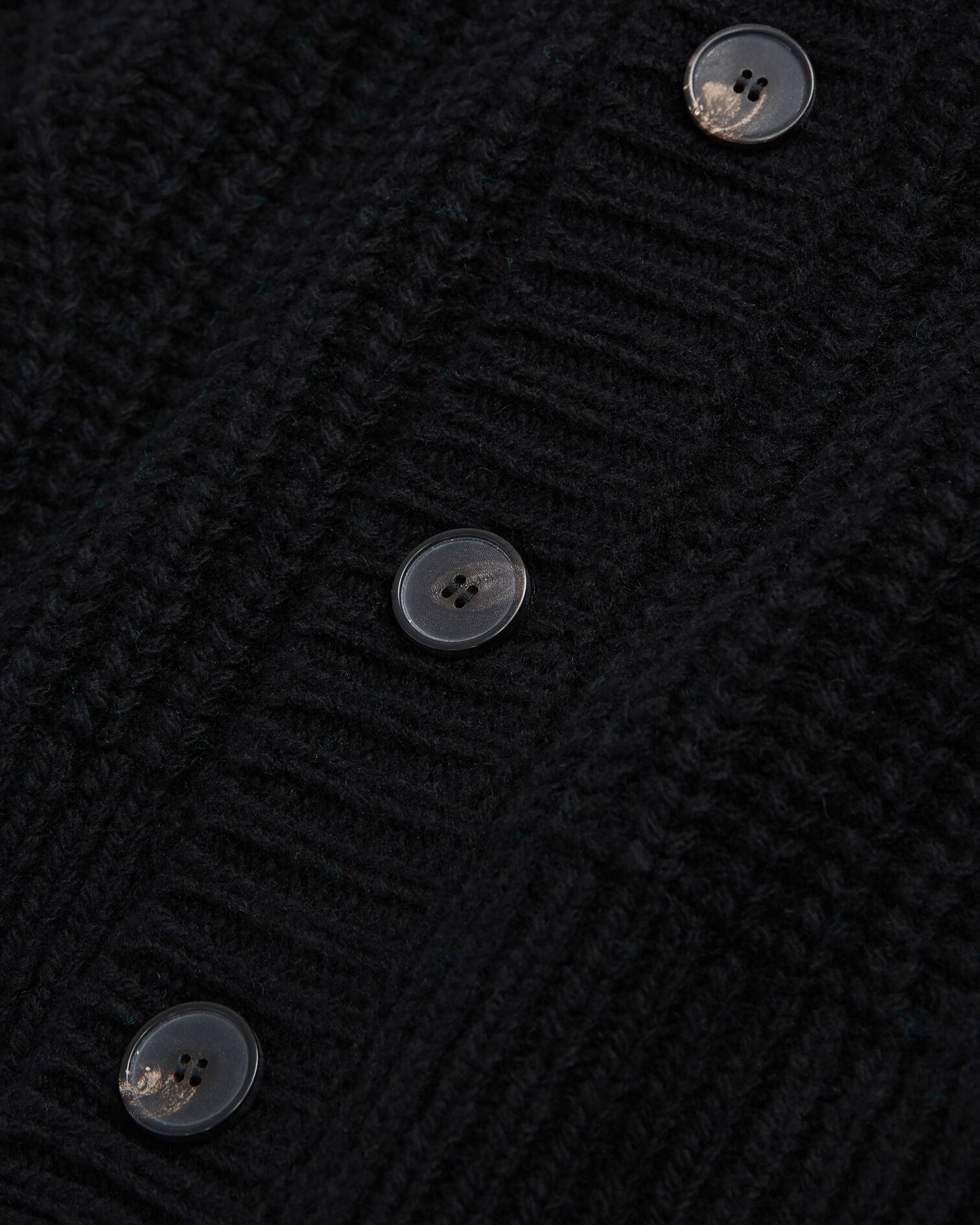 Cardigan noir boutonné, BLACK, hi-res image number null