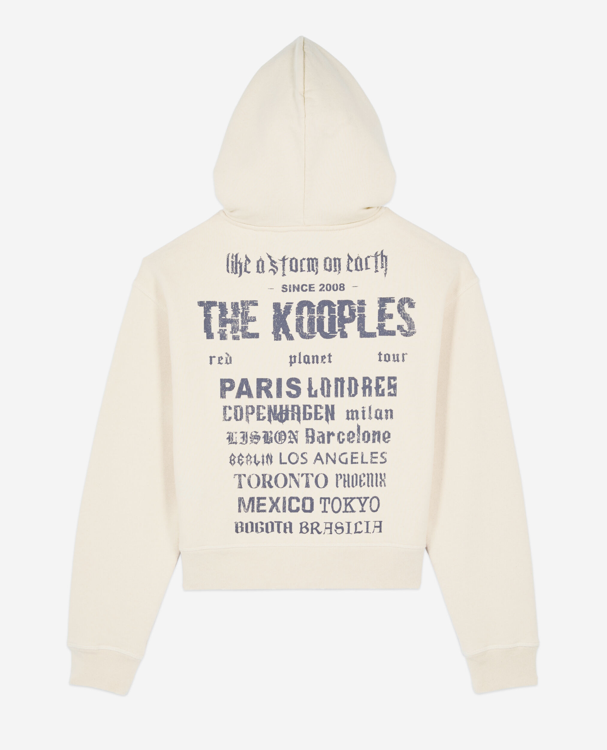 Sweatshirt à capuche écru, ECRU, hi-res image number null