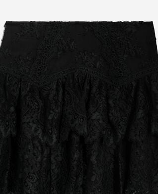 The Kooples DAMEN BLACK schwarzer spitzenrock