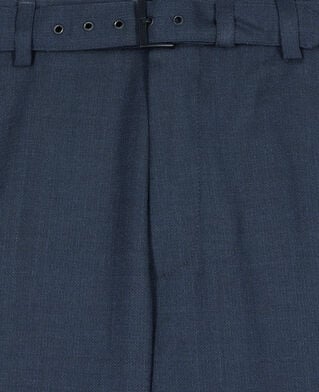 The Kooples MEN NAVY navy blue wool suit trousers