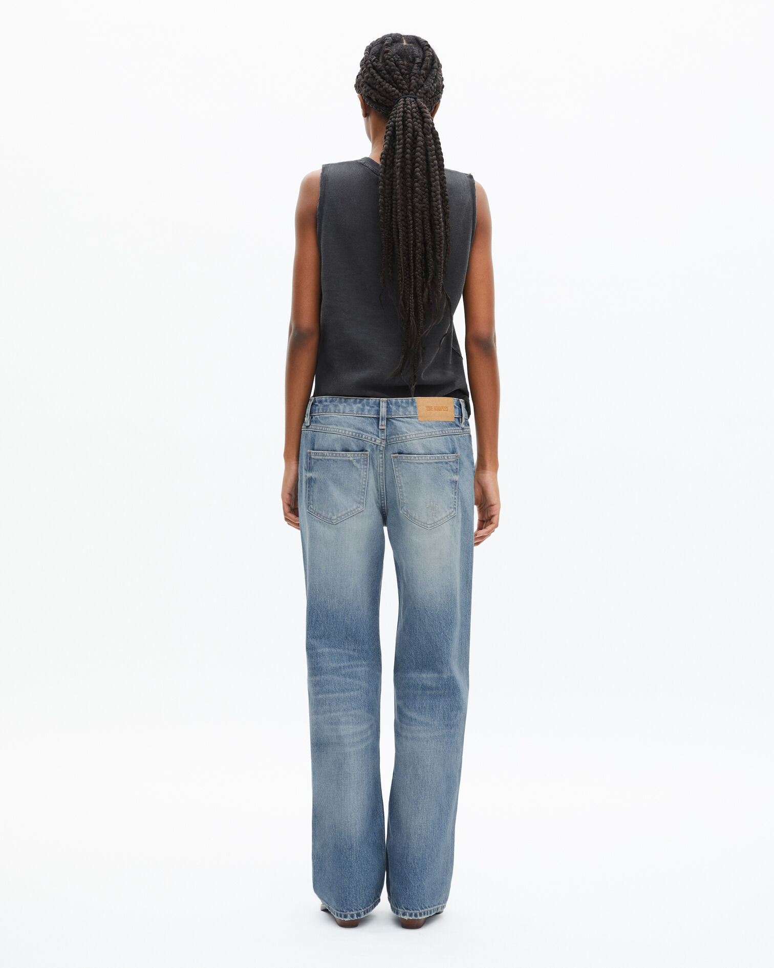 Weite Jeans in Hellblau, BABY BLUE, hi-res image number null