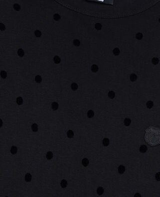 The Kooples FEMME BLACK robe courte en jersey noire