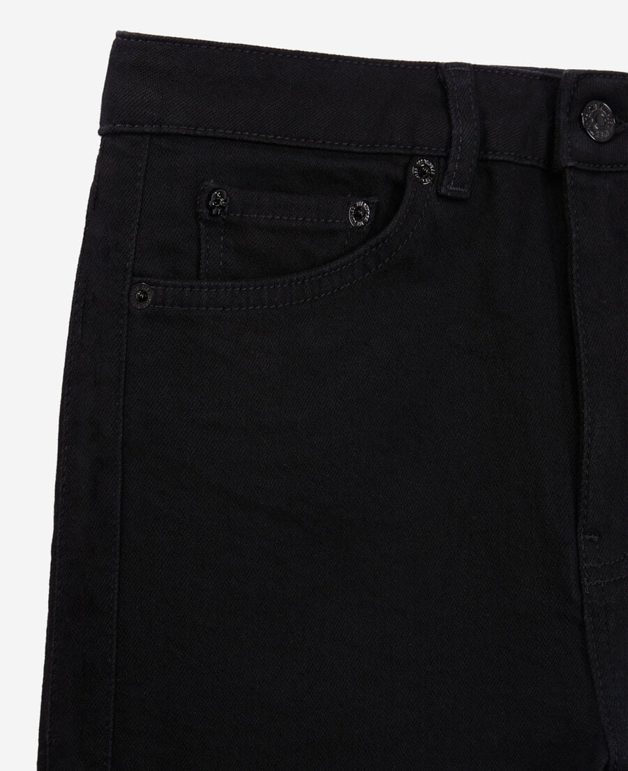 The Kooples WOMEN BLACK WASHED black slim jeans