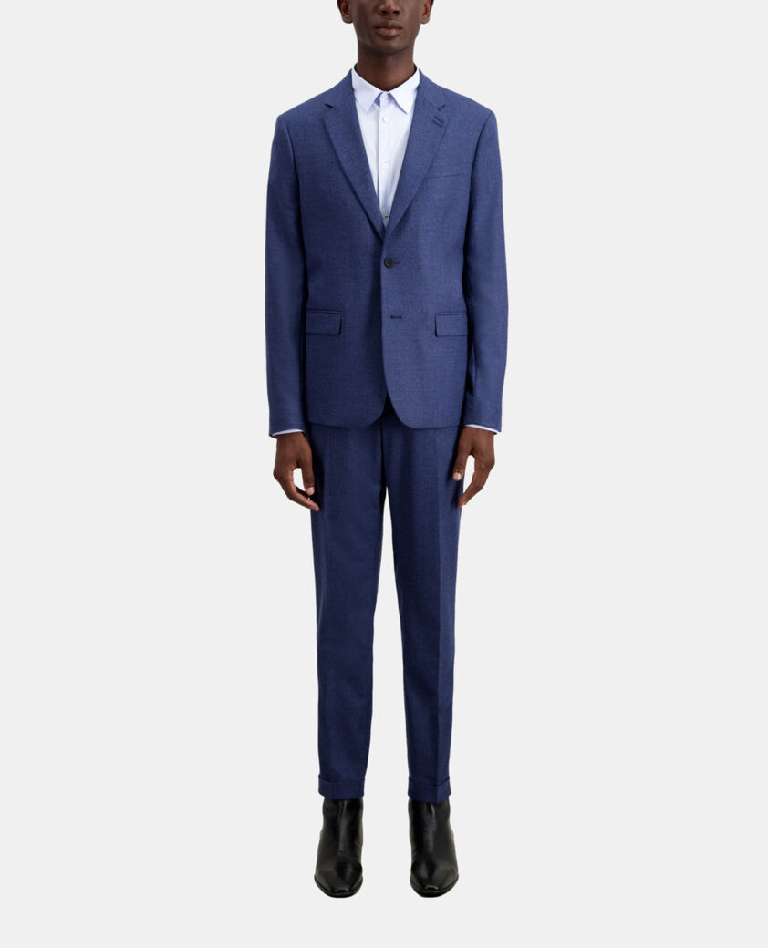 The Kooples MEN BLUE blue flannel blazer