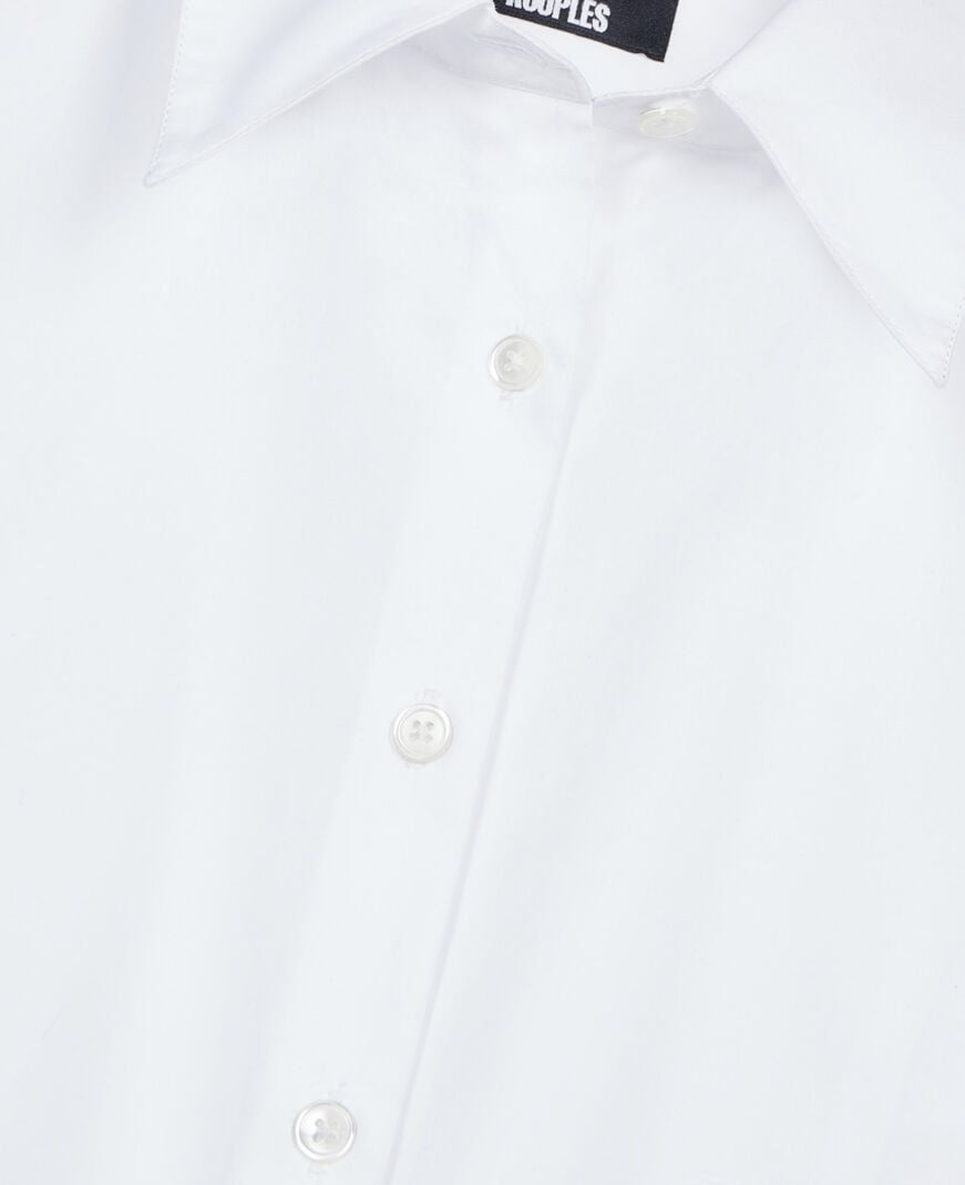 The Kooples FEMME WHITE chemise en popeline blanche