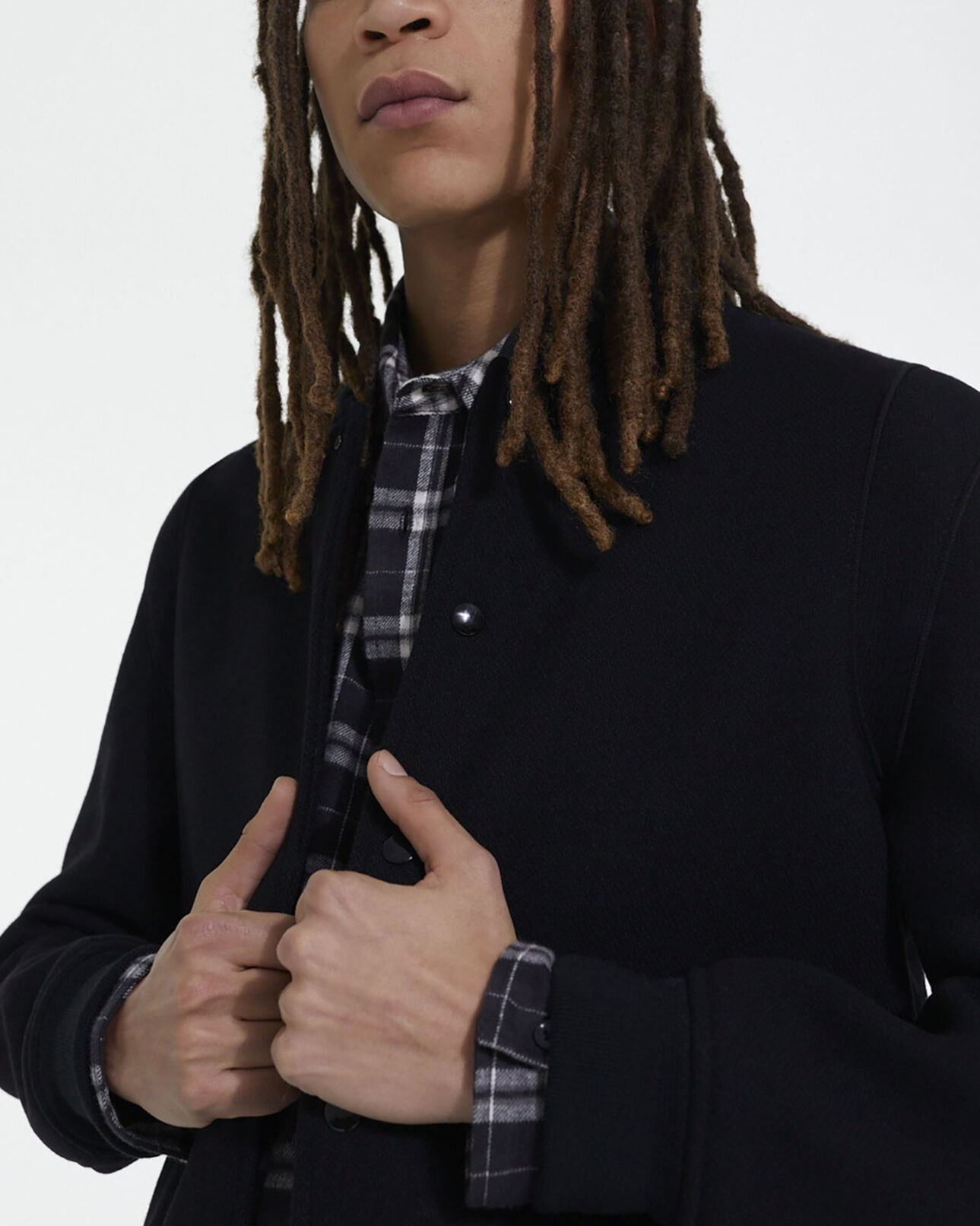 The Kooples MEN BLACK black wool jacket
