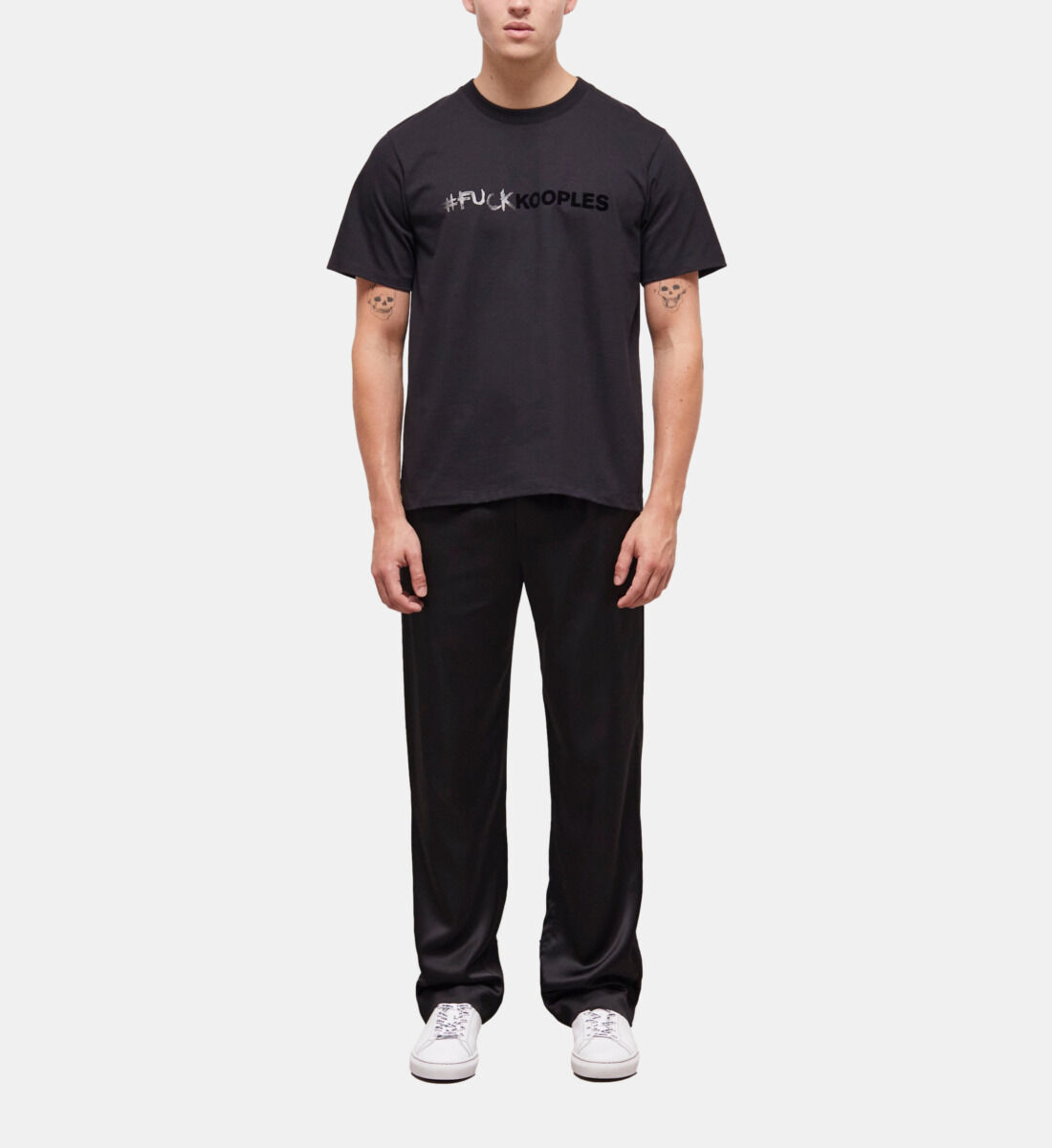 T shirt the kooples noir outlet