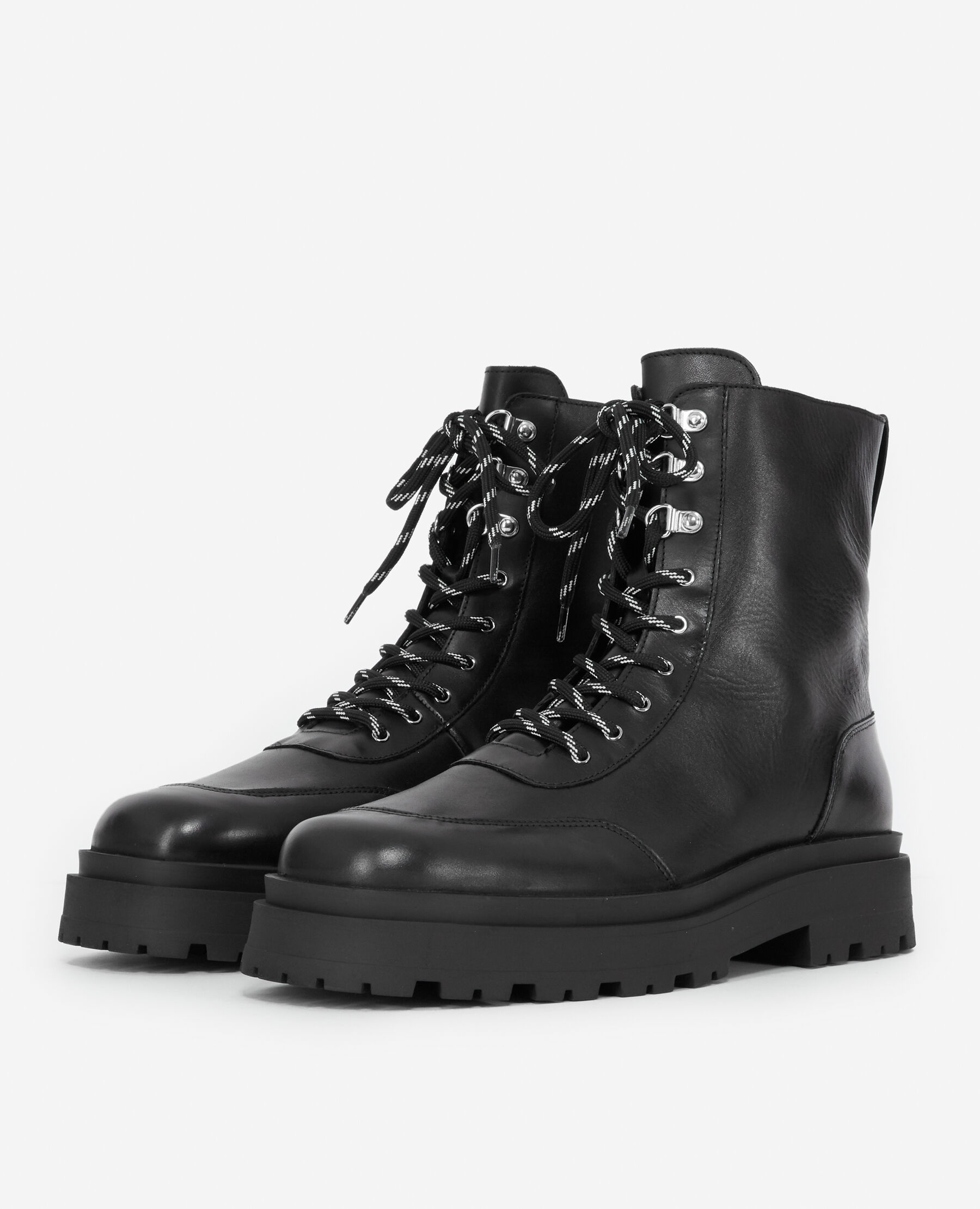High top black boots best sale