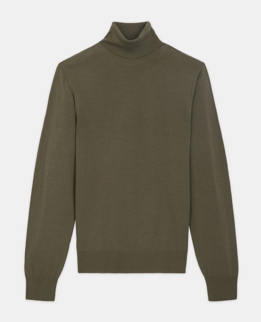 The Kooples H ALGUE green merino sweater