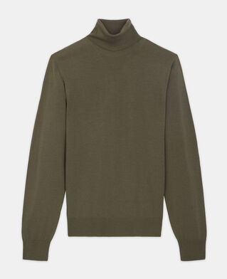 The Kooples H ALGUE green merino sweater