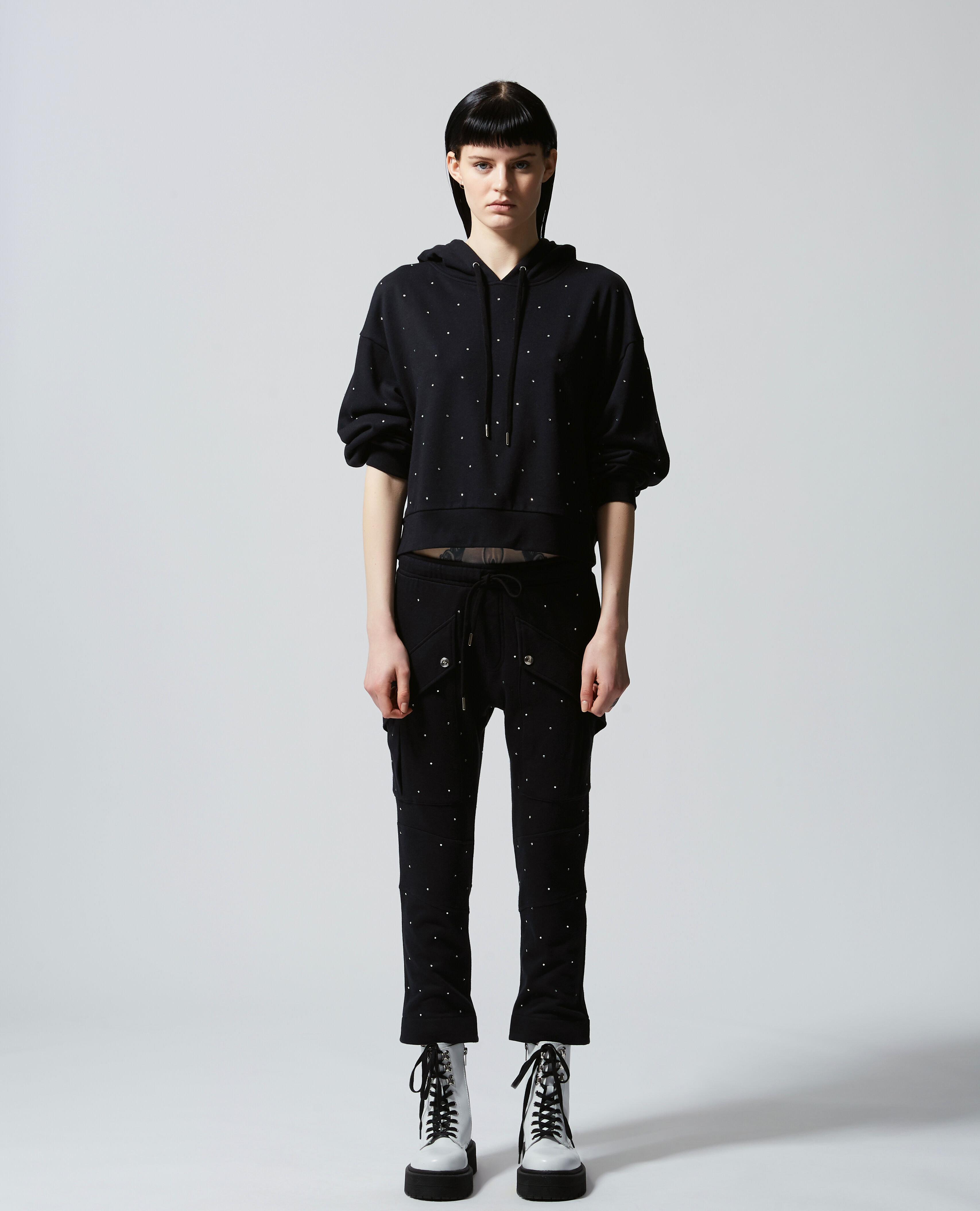 Joggers with sales rhinestones