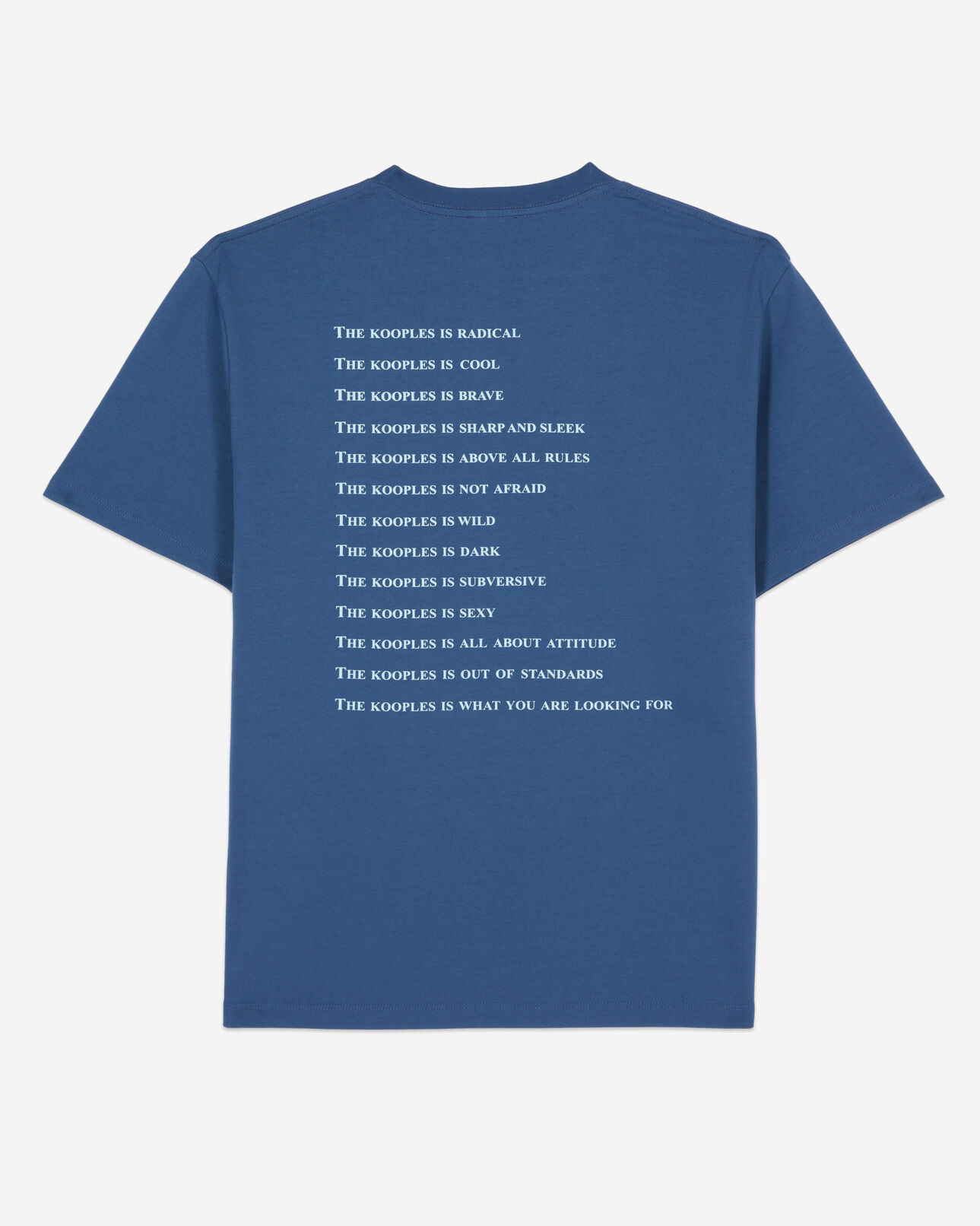 The Kooples HOMME MIDDLE NAVY t-shirt what is bleu roi