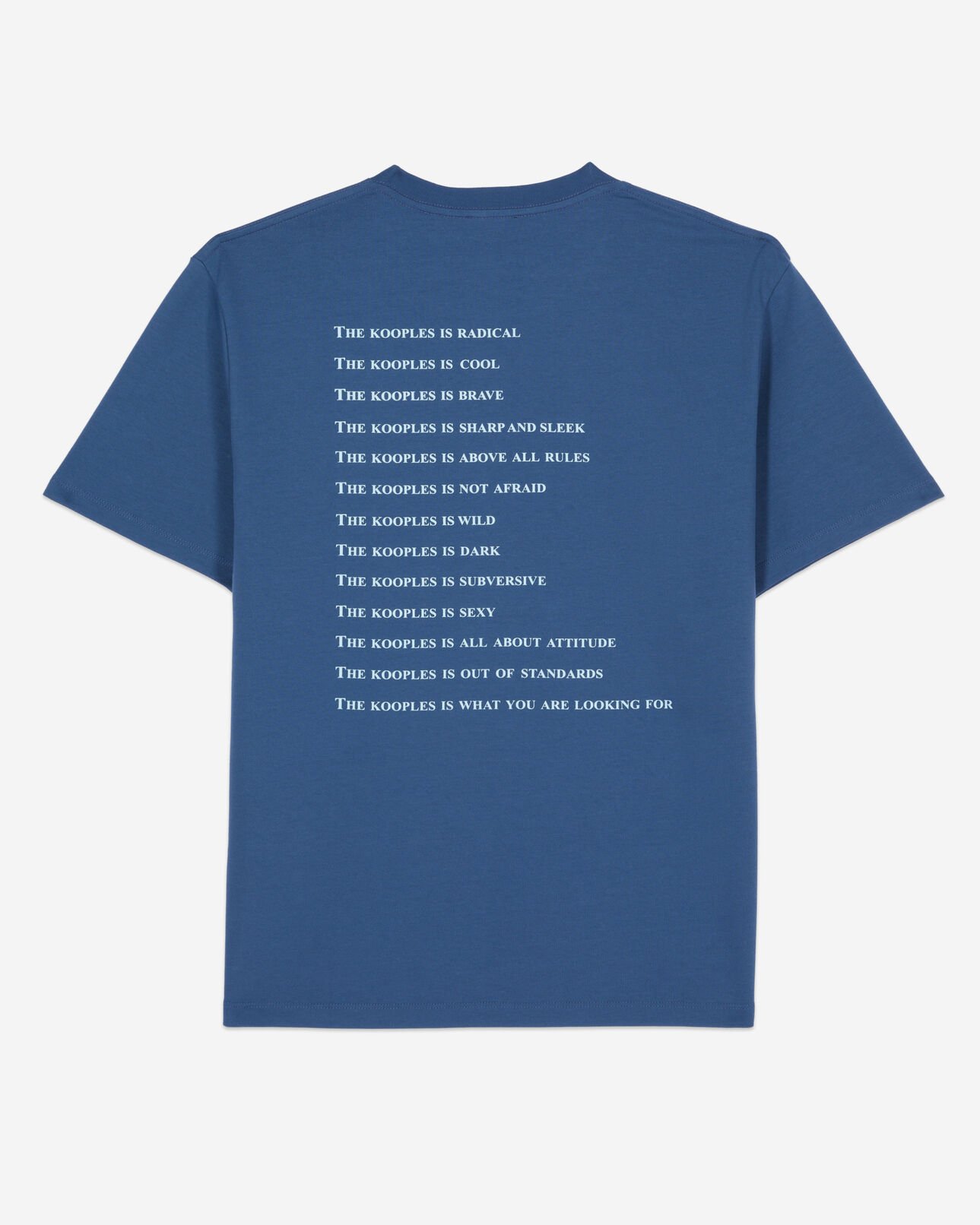 The Kooples HOMME MIDDLE NAVY t-shirt what is bleu roi