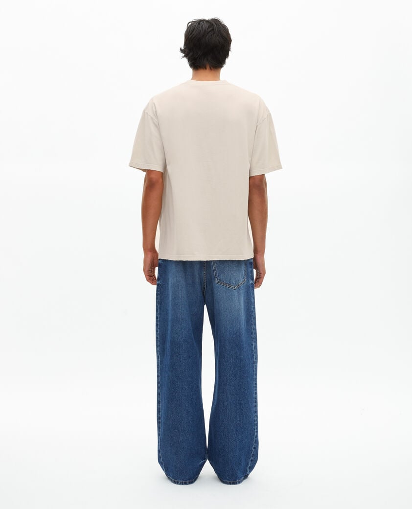 The Kooples HOMBRE LIGHT GREY camiseta con serigrafía gris