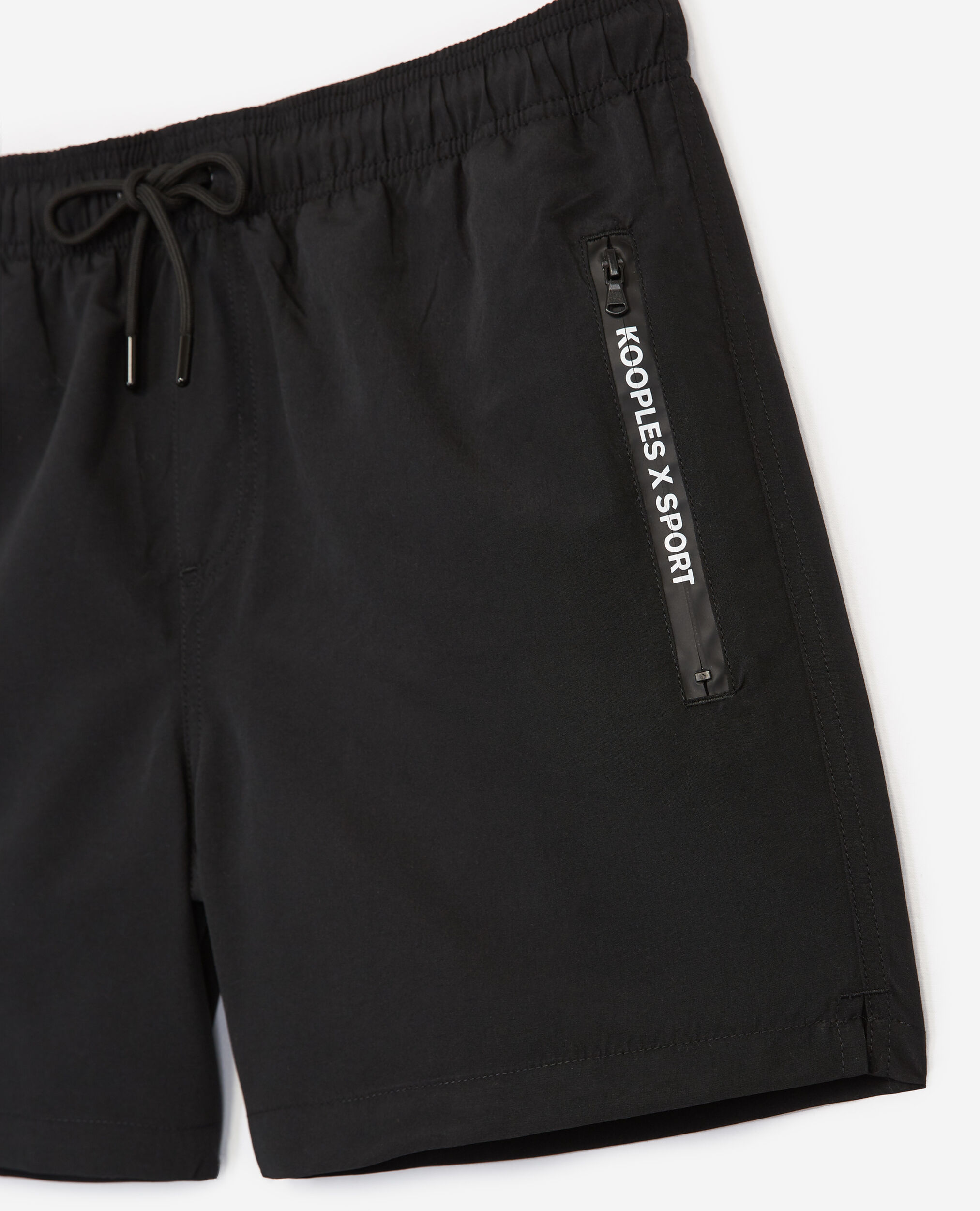 Black swim shorts with zipped pockets The Kooples