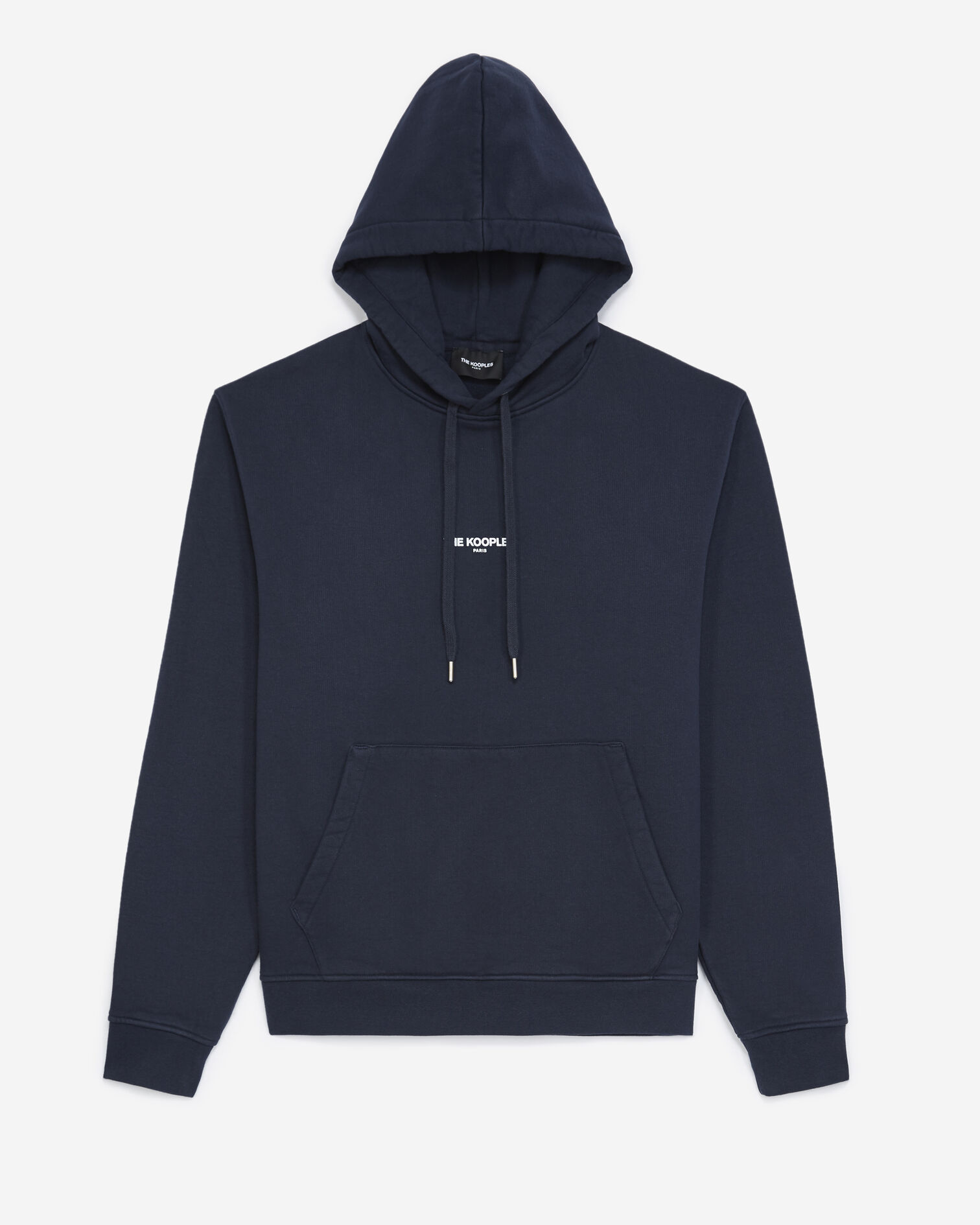 Sweat bleu marine à capuche imprimé, NAVY, hi-res image number null