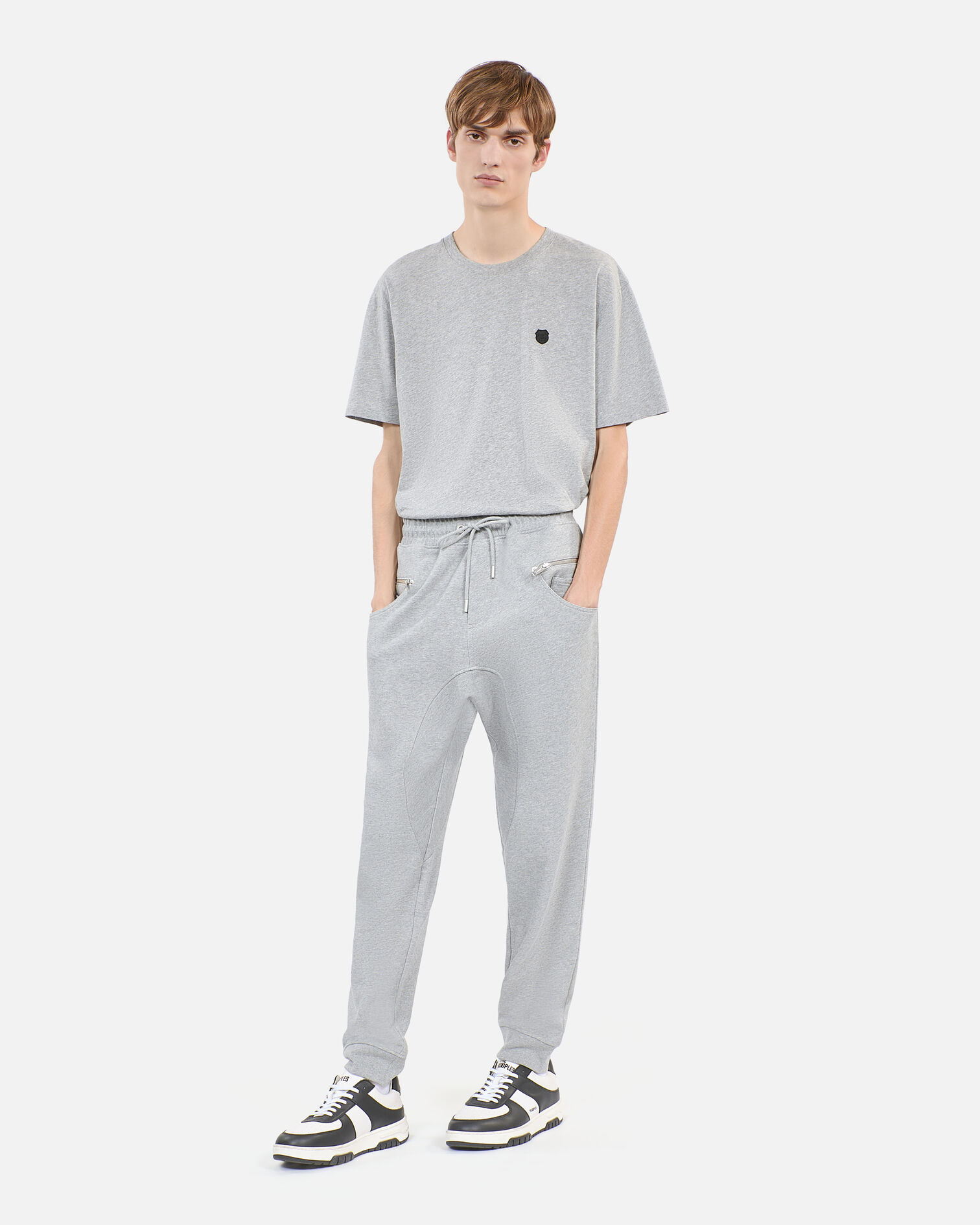 T-shirt Blason gris, GREY MELANGE, hi-res image number null