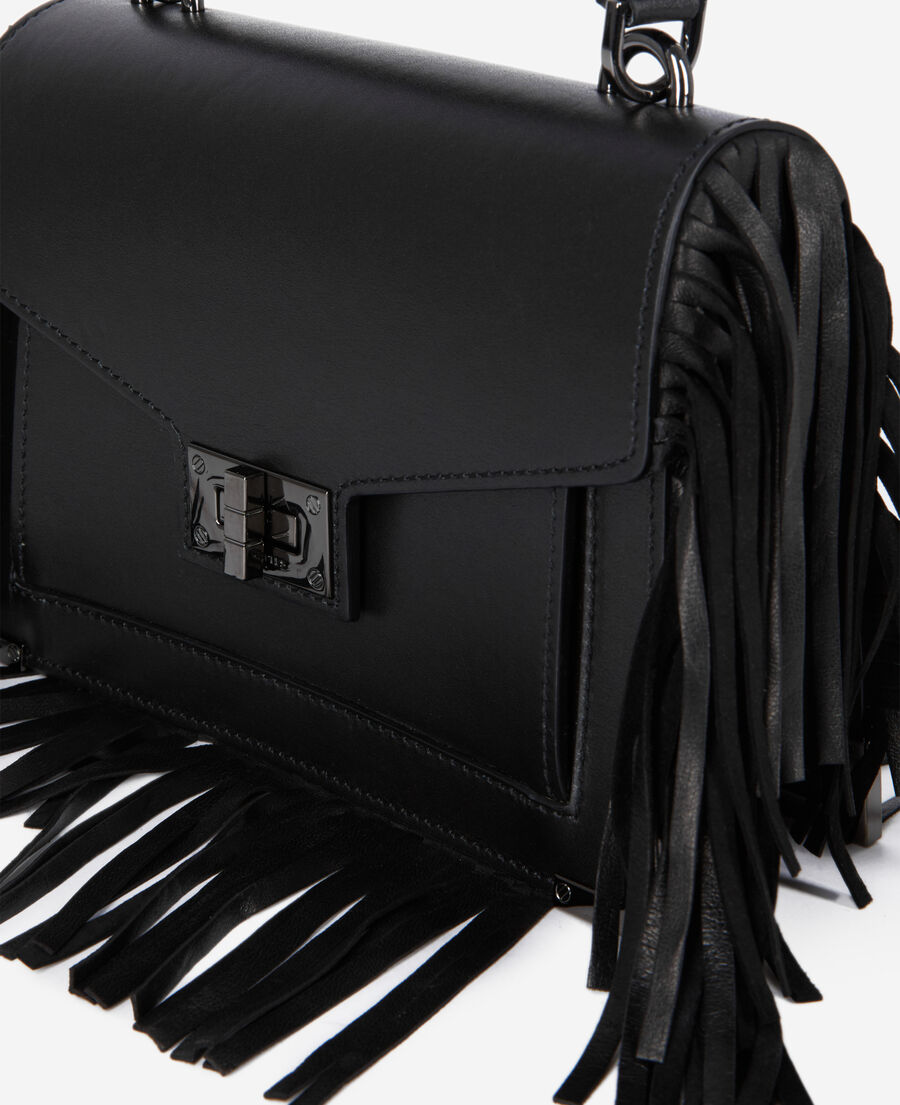 small emily bag in black leather